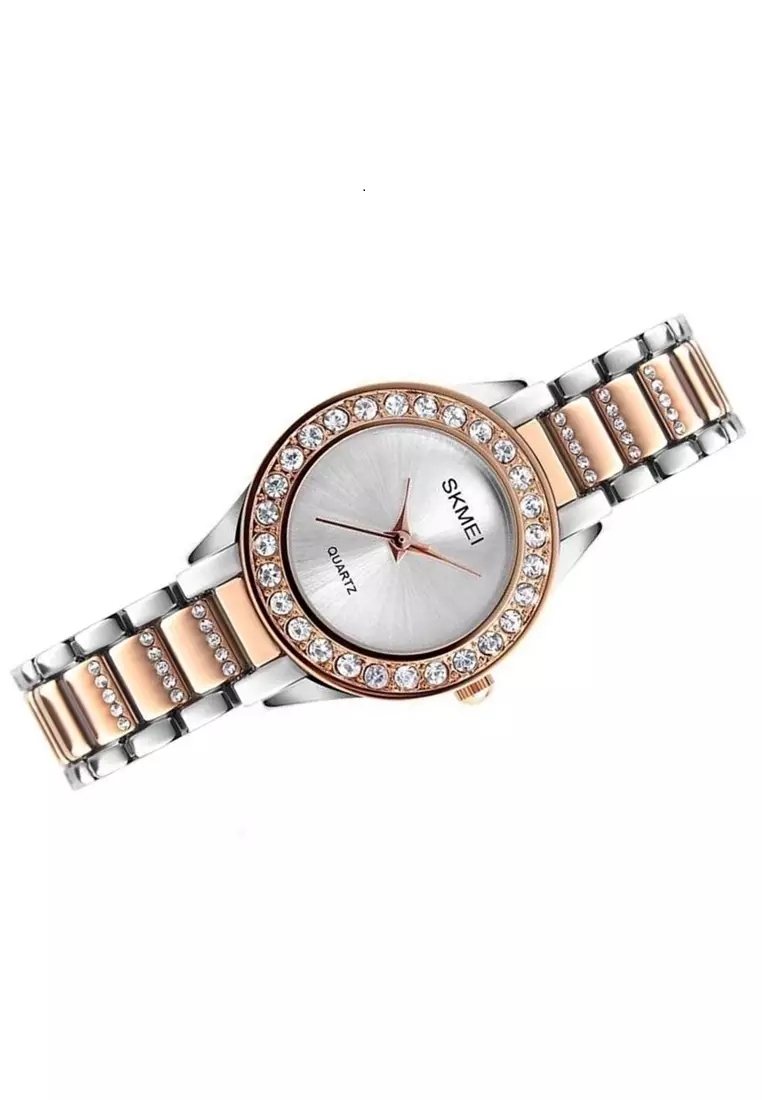 Jam Tangan Casual Analog Wanita Waterproof Strap Tali Material Zinc Alloy GF13 ORIGINAL