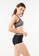 FUNFIT Swim Set: Crop Top with Brief in B&W Gingham (S - L) D3E5BUS3BF5ED3GS_3