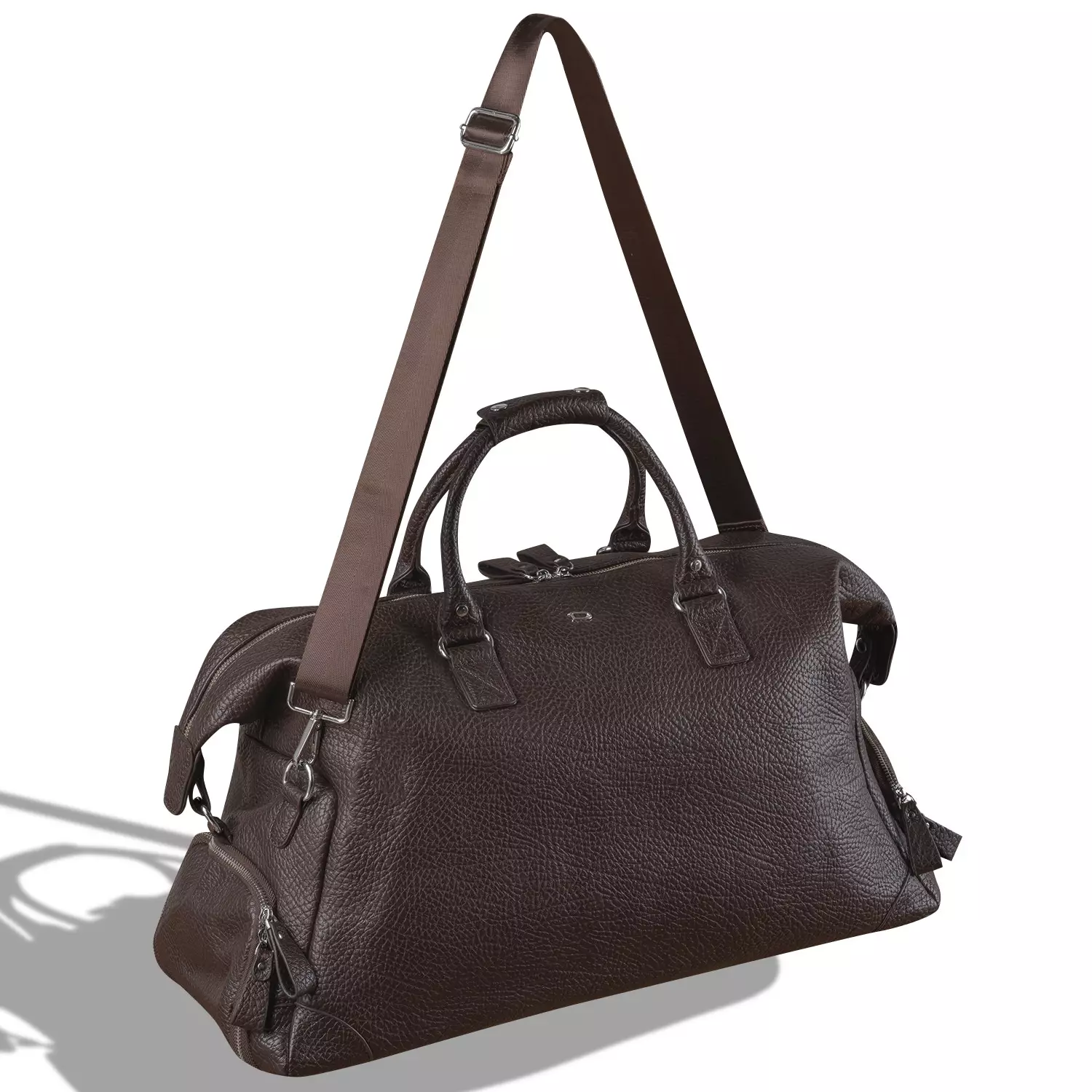 Denzel Travel Weekender Bag - Tas Travel Kulit EcoLeather