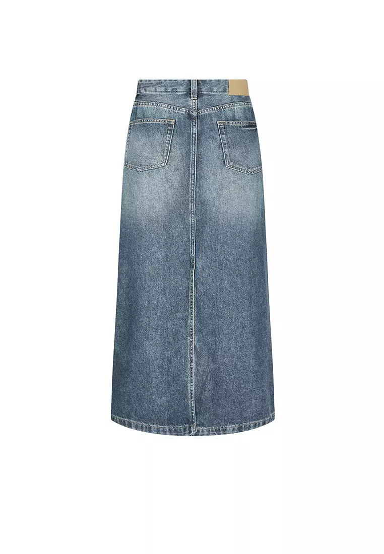 天絲環保A型長款腰裙