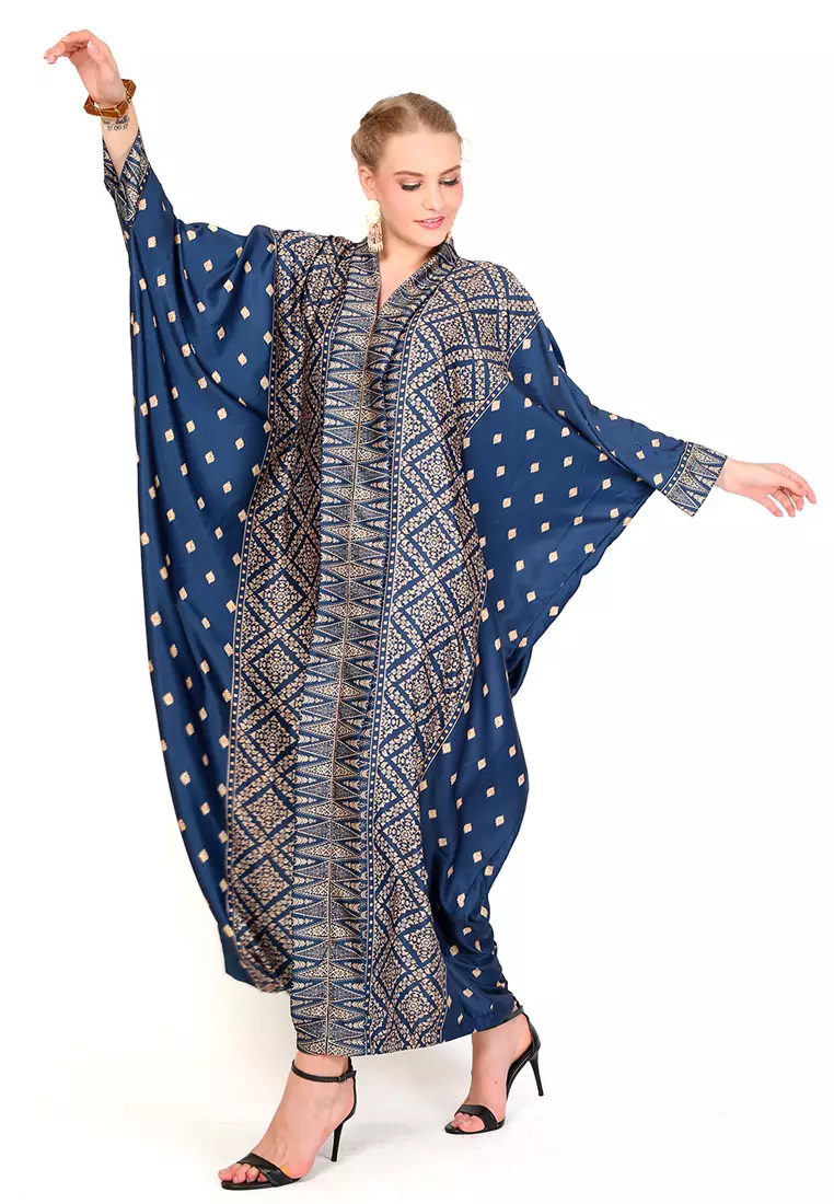 Kanzi Exclusive Long Sleeve Songket Kaftan