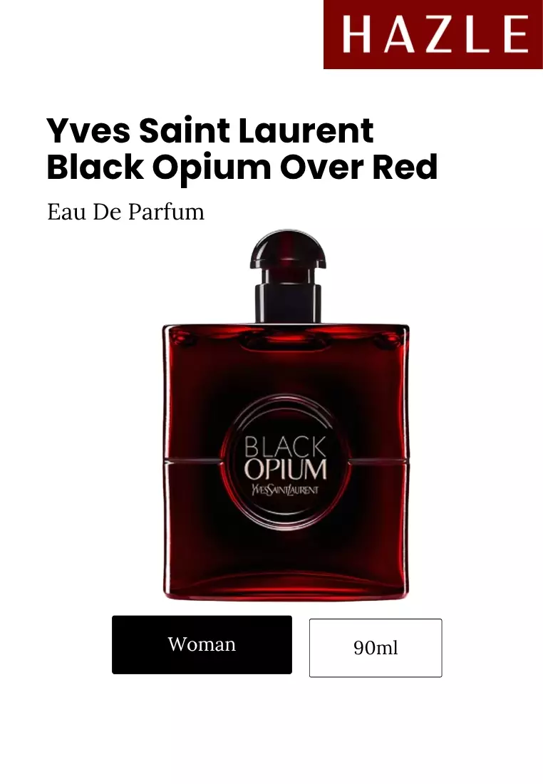 Black Opium Eau De Parfum Over Red Woman EDP 90 ml