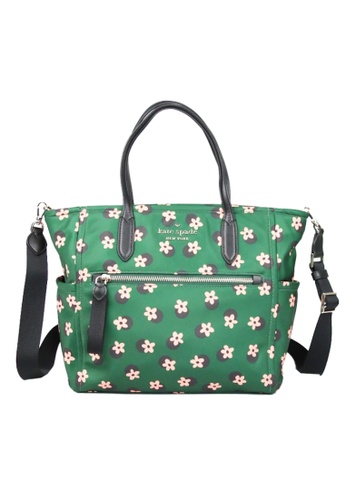 Kate Spade Kate Spade Medium Chelsea K8124 Top Satchel Bag With Daisy  Whimsy Floral In Green Nylon 2023 | Buy Kate Spade Online | ZALORA Hong Kong