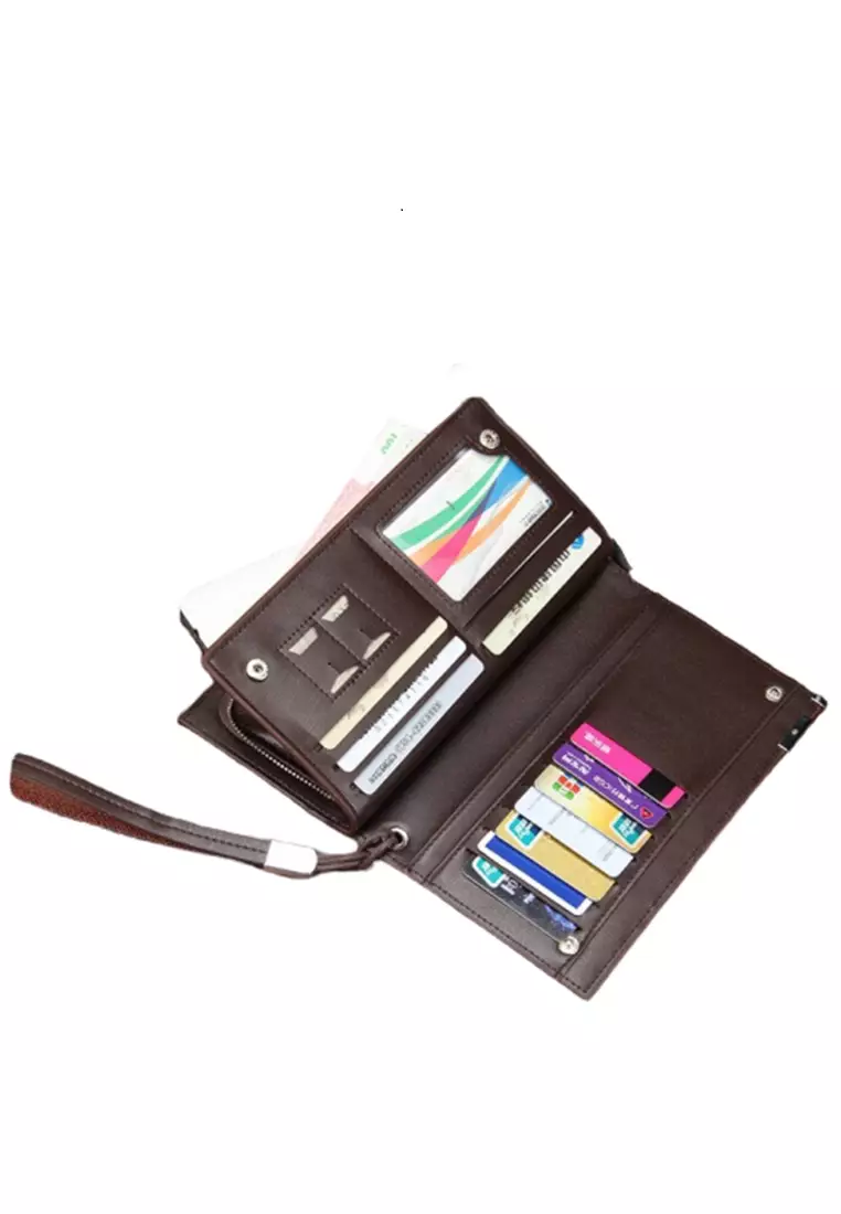 Ardolph Casual Wallet Dompet Pria Many Slot Material Leather Kulit ORIGINAL - Coffee