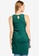Little Mistress green Ribbed Ruched Side Longline Top E847DAAA1DF80AGS_2