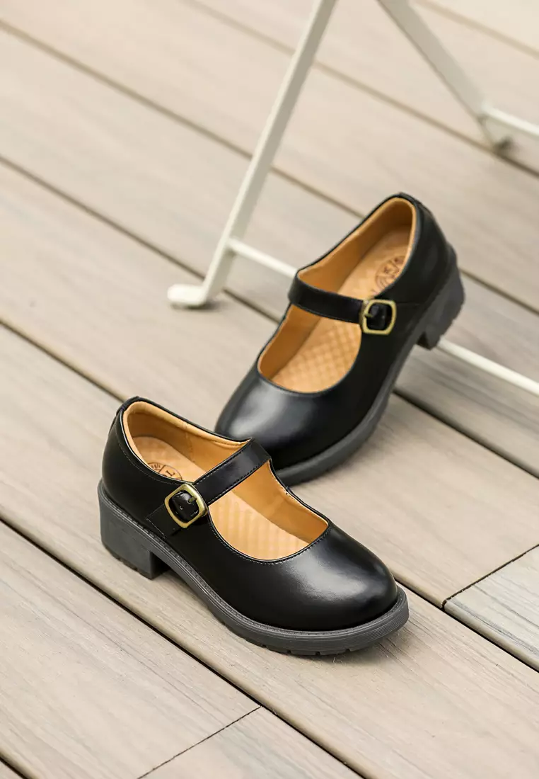 Vintage Leather Mary Jane Shoes MZ8221