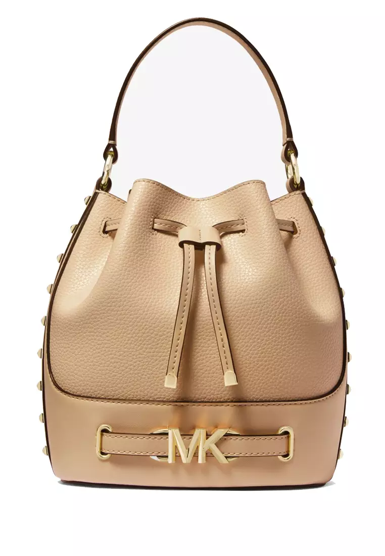 Michael kors leather clearance bucket bag