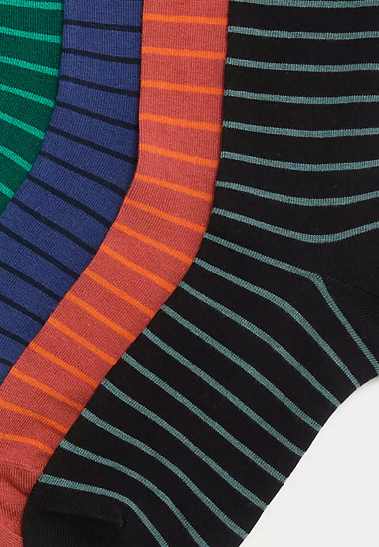 5pk Cool & Fresh™ Striped Cotton Rich Socks