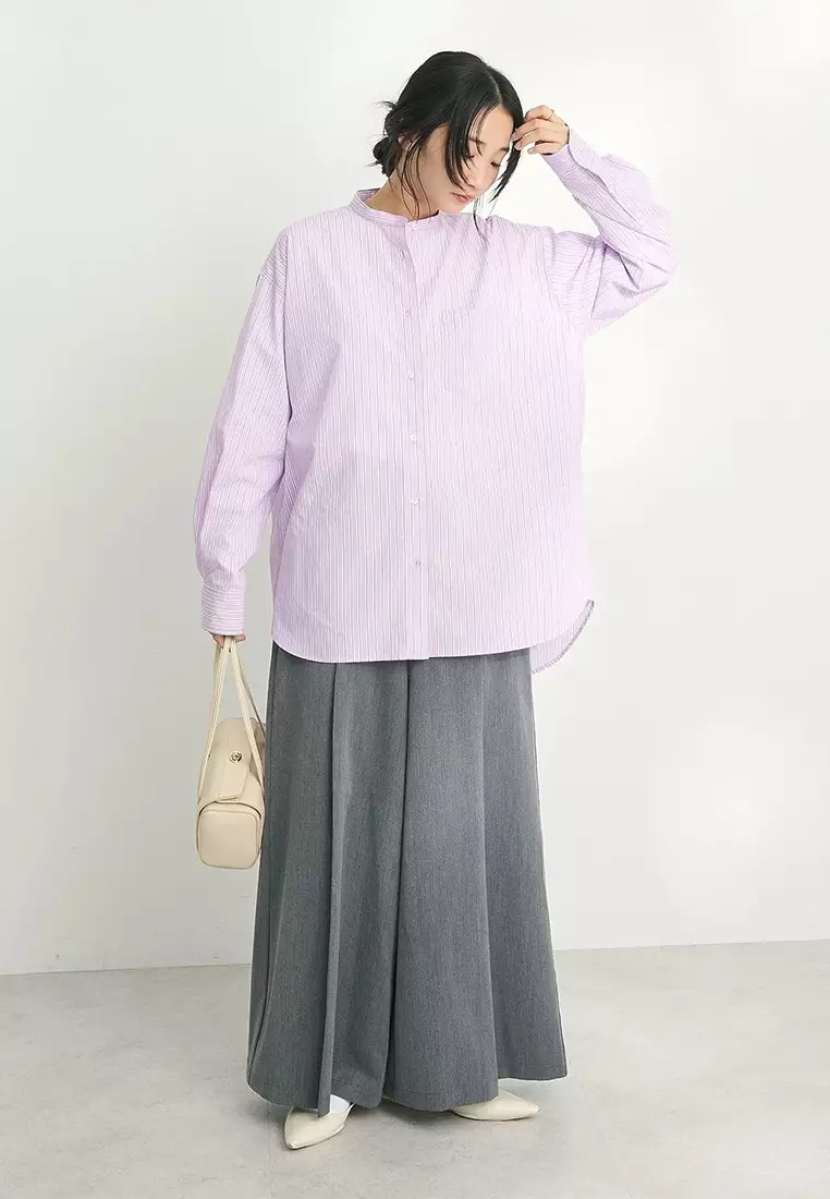 Craft Standard Boutique - Hayato Band Collar Shirt