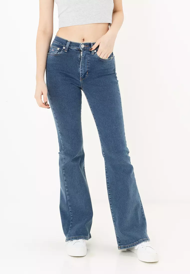 Tommy jeans crop flare on sale