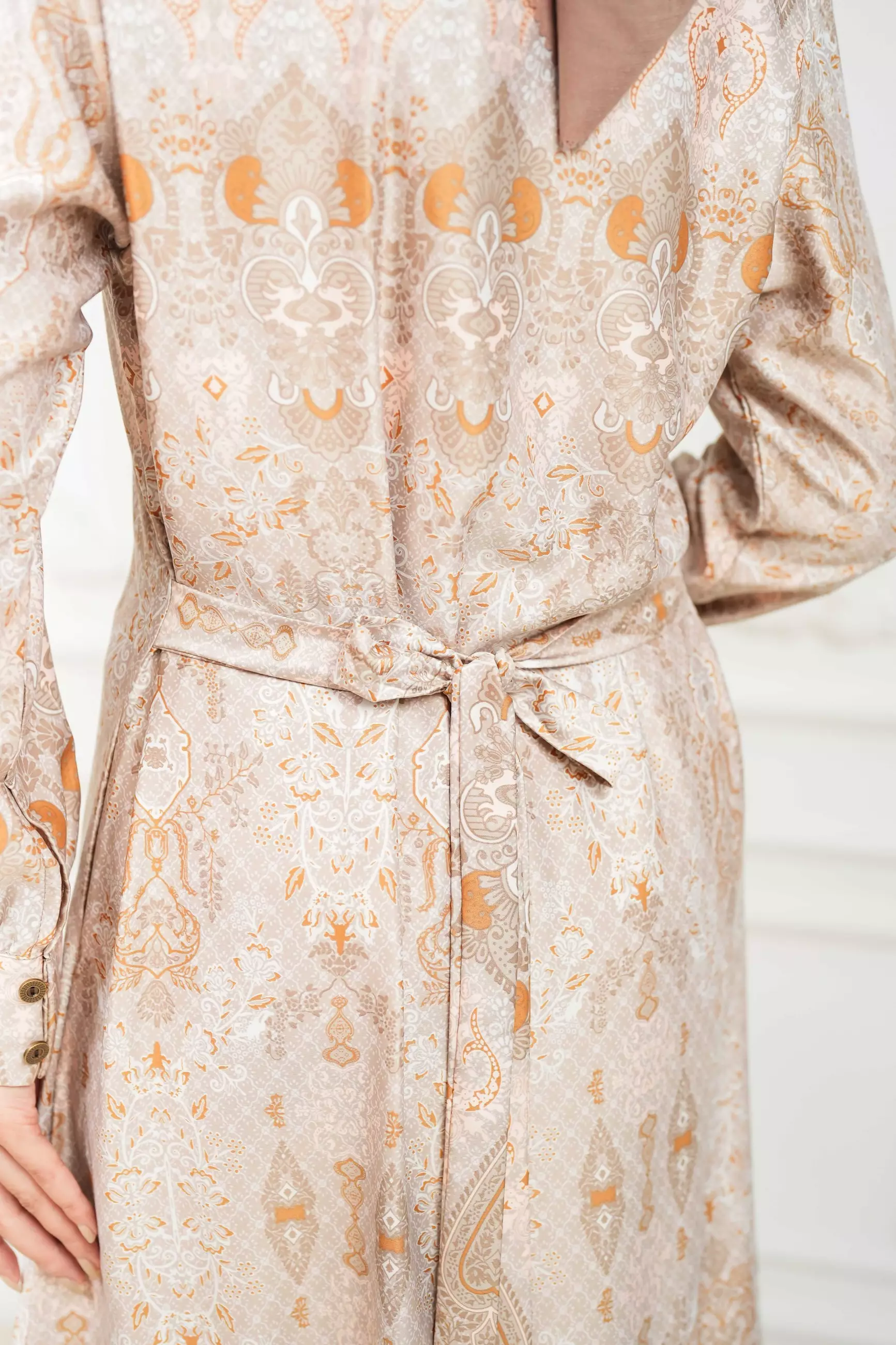 Sarimbit Senggala Mocca Gamis Wanita  Dress