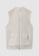 Cos white and beige Knitted Zip-Up Gilet 2EFB2AA9C84B6AGS_5