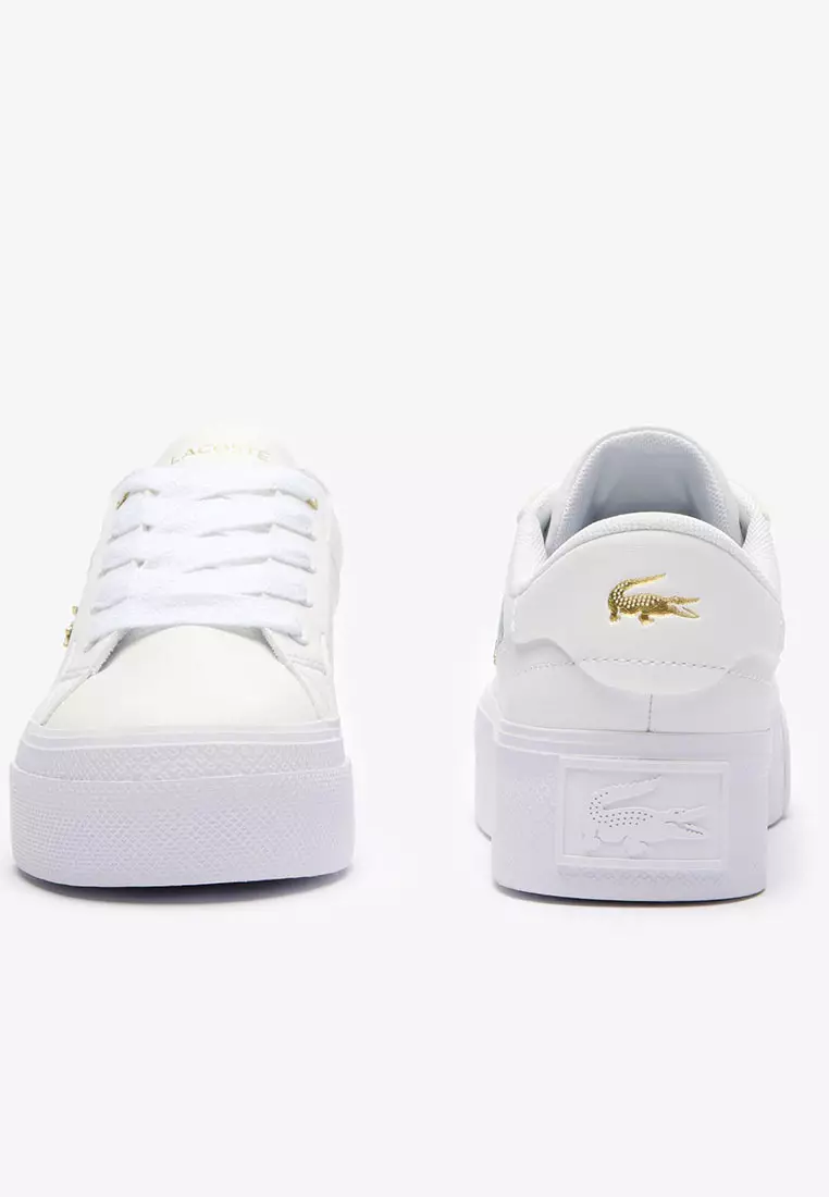 Women's Ziane Platform Logo Leather Trainers