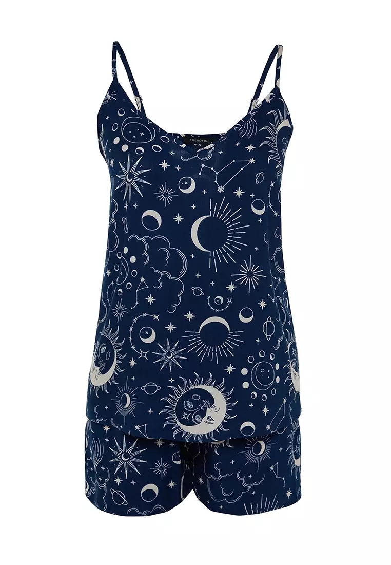 Galaxy Singlet and Shorts Pajama Set