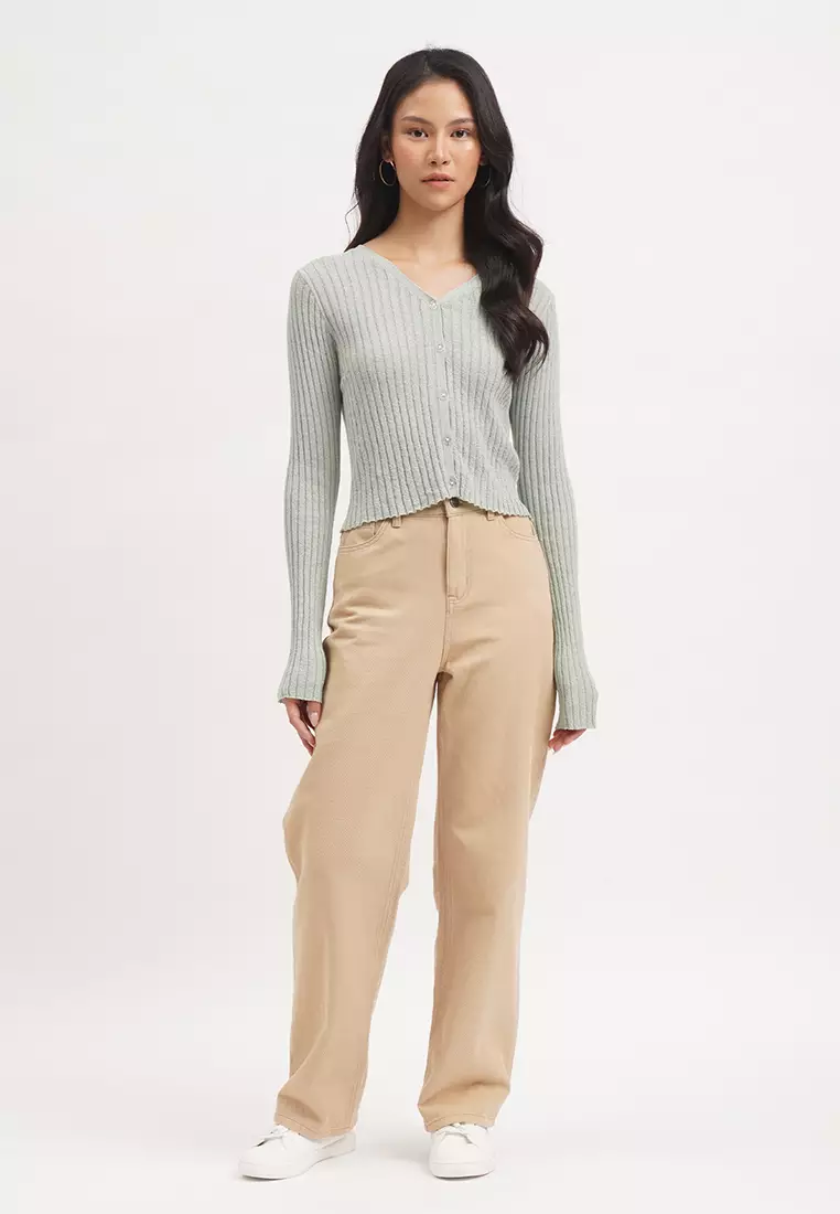 Slim fit cardigan womens discount