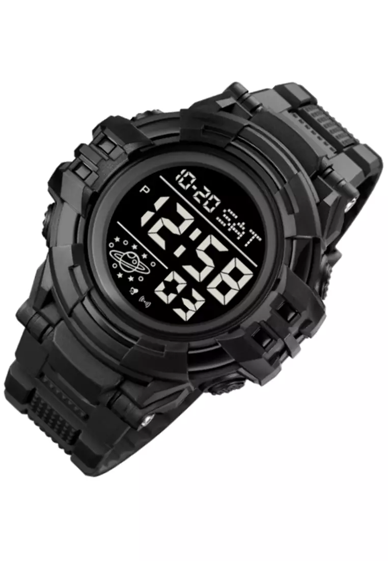 Jam Tangan Digital Pria Waterproof Many Function Strap Tali Material TPU DV32 ORIGINAL