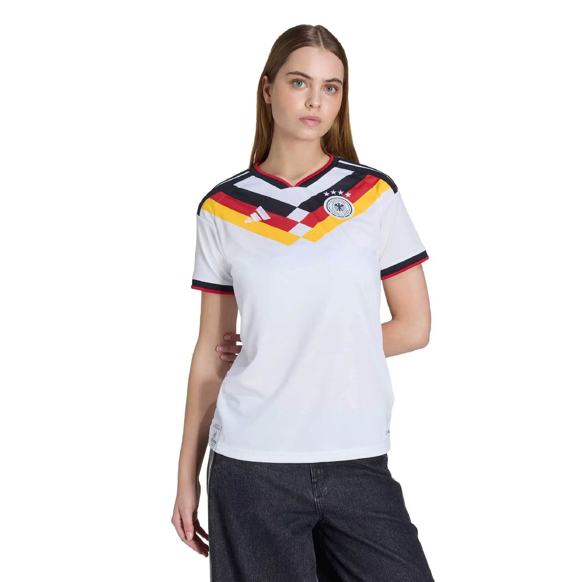 Football Germany 26 Home Jersey Women White JZ4559