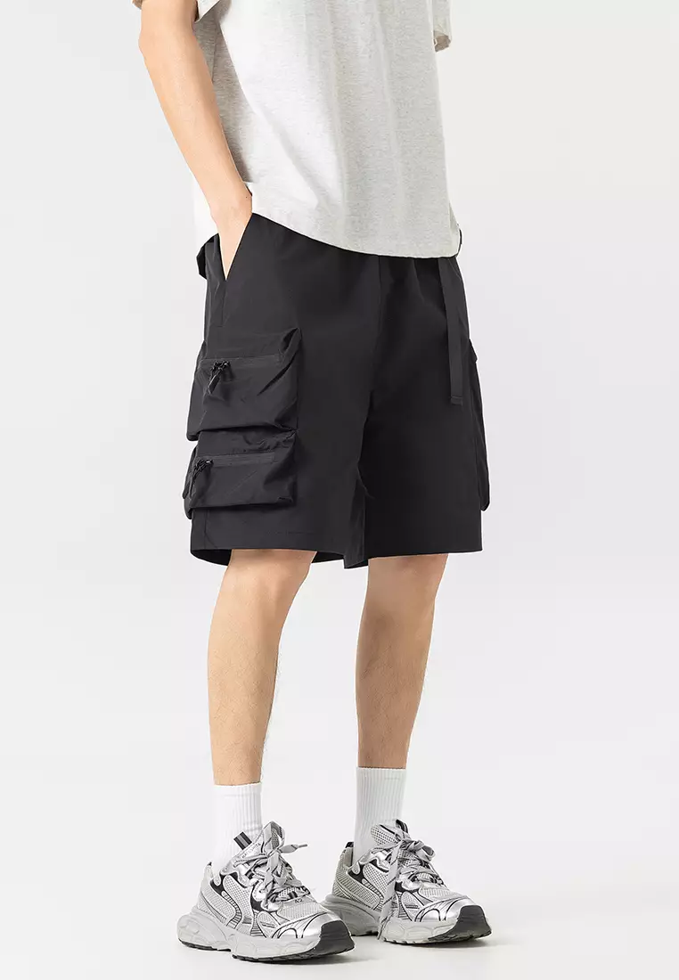 Multi-Pocket Functional Cargo Shorts GJL-B7008