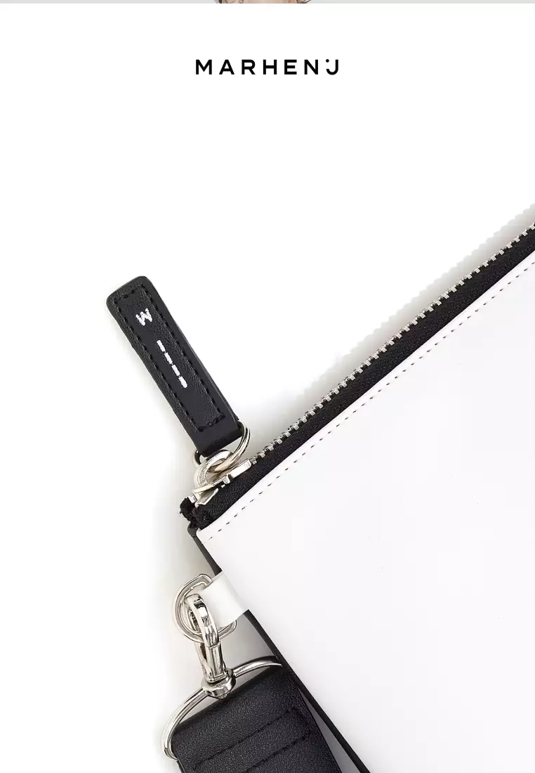 JACKY Vegan Leather White Black