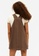 Monki brown Denim Dungaree Dress 95698AAA2D2A47GS_2