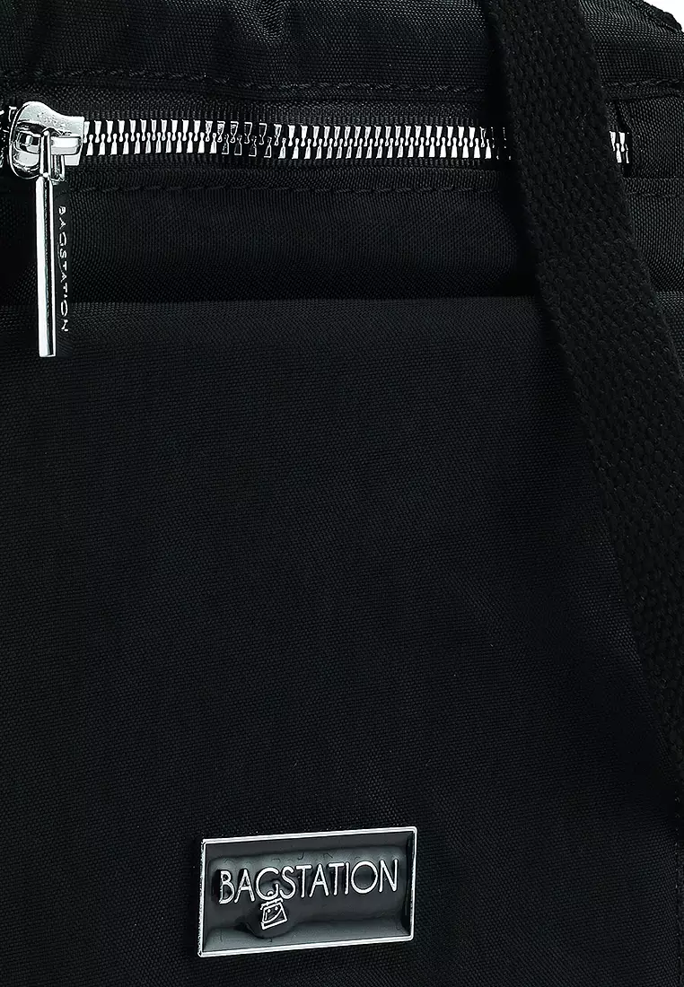 Metallic Series Crinkle Nylon Sling Pouch