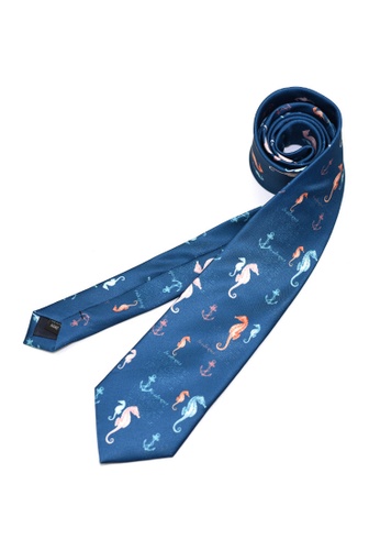 Kings Collection blue Seahorse Pattern Ties (KCBT2256) 3CB5FAC57E31D6GS_1