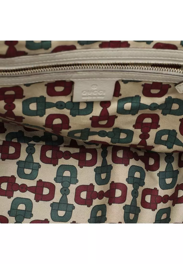 Pre-Loved Gucci Guccissima Horsebit Pelham Shoulder Bag