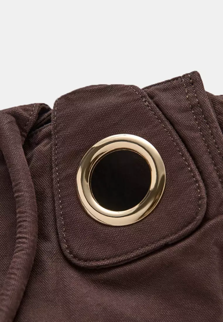 Canvas Bag With Eyelets