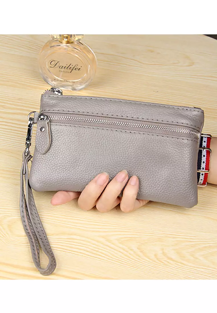 Buy HAPPY FRIDAYS Stylish Litchi Grain Leather Clutch Bag JN2021 Online ...