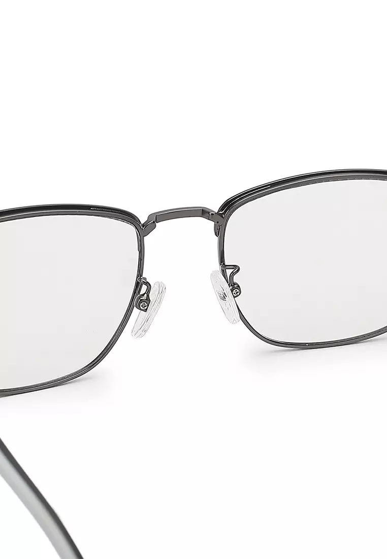 Unisex Photochromic Square Sunglasses (Kacamata Hitam) - Abu-Abu