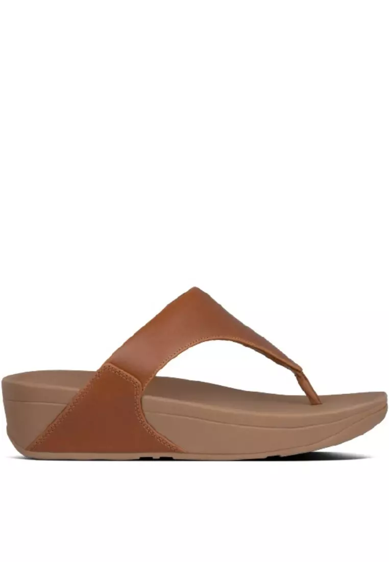 Buy FitFlop FitFlop LULU Women s Leather Toe Post Sandals Light