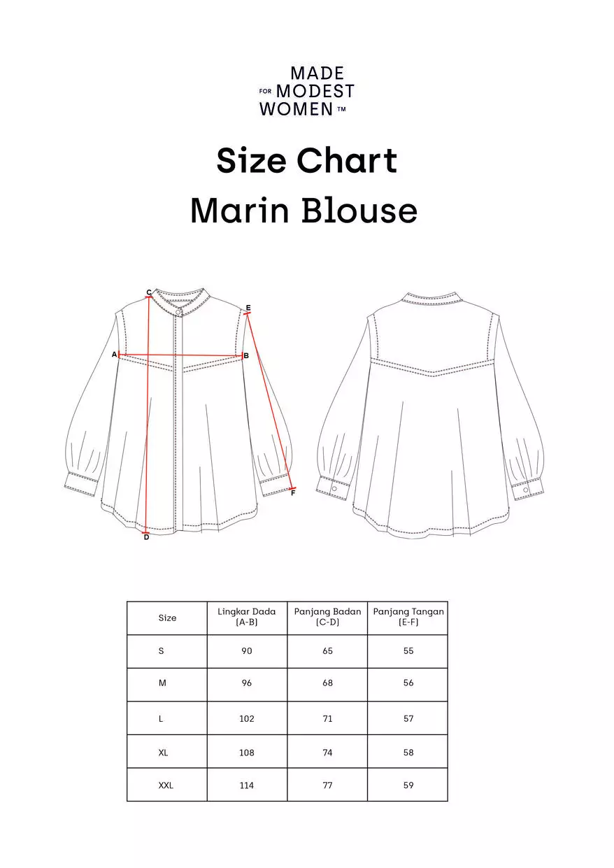 MFMW Marin Atasan Blouse Broken White