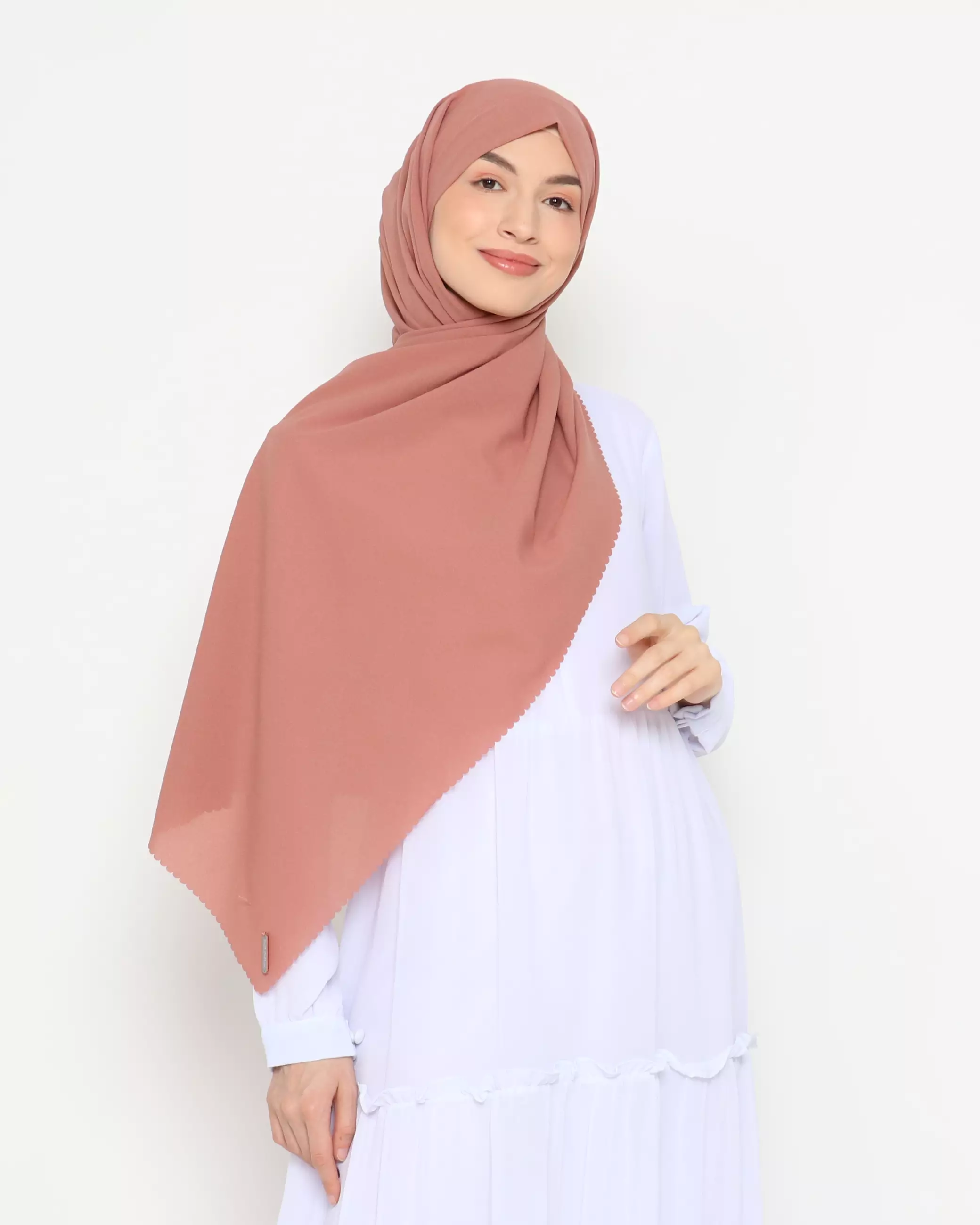 Pasmina Instan Laser Cut Caramel