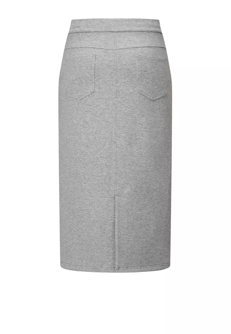 WOMEN'S K-SWISS LOGO MIDI SKIRT