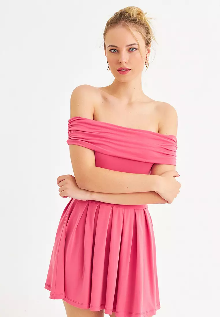 Madonna Collar Mini Dress