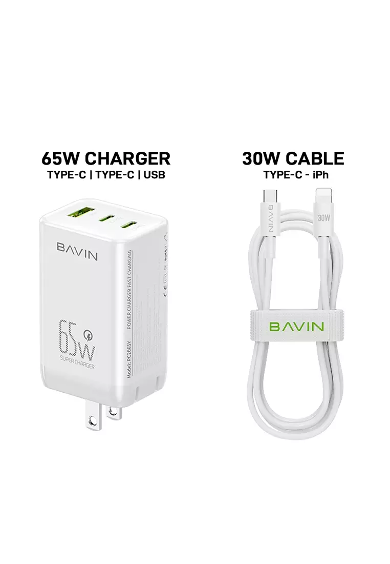 Buy BAVIN PC2065 65W Fast Charging PD+QC Multi Ports Output w