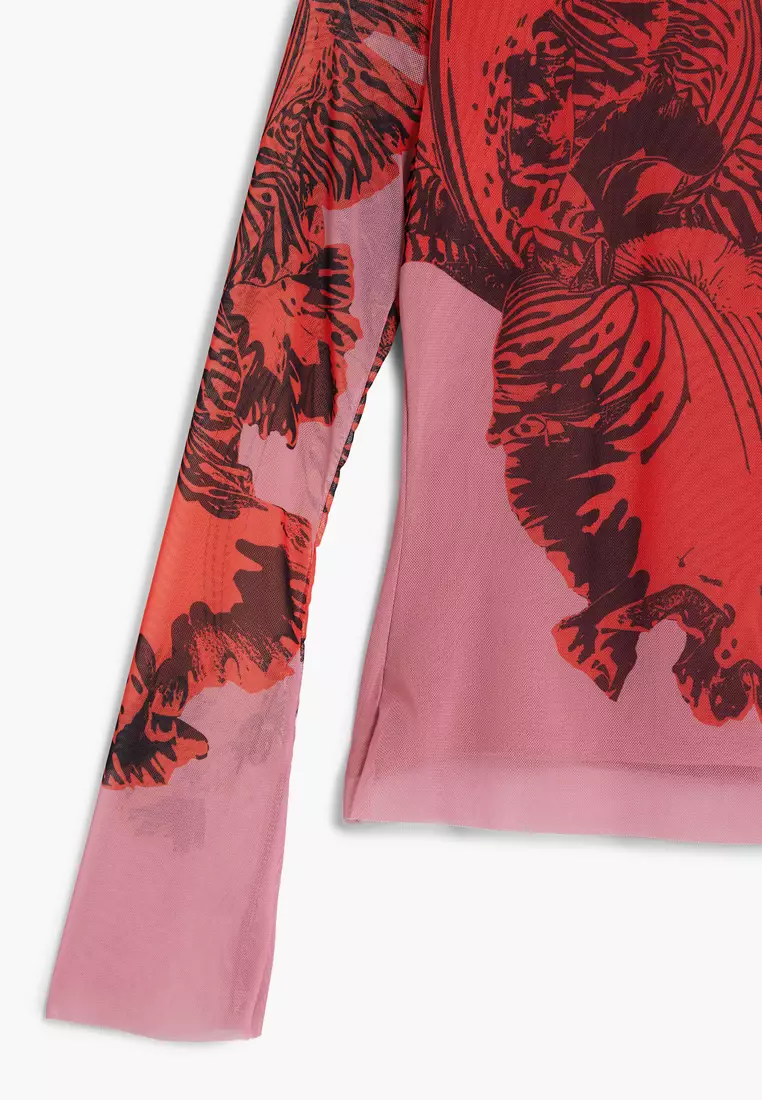 Expanded flower T-shirt