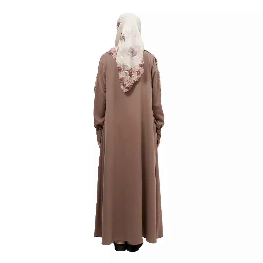 Rabbani - Dress Muslim Wanita Dewasa Couple Haneya Exclusive - Hazelnut