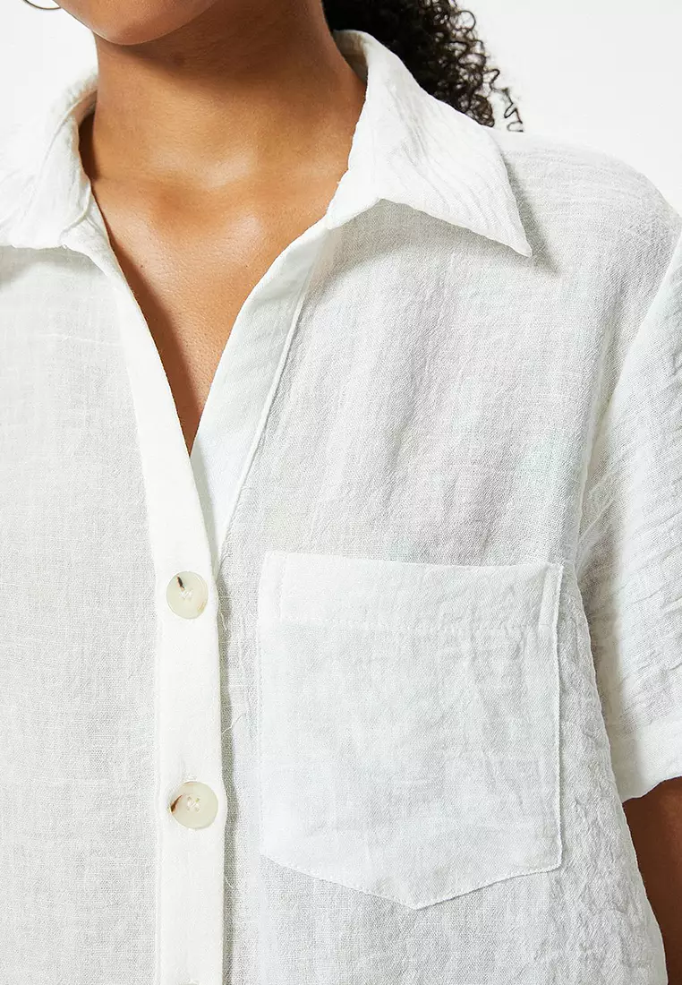 Crop Short Sleeve Shirt