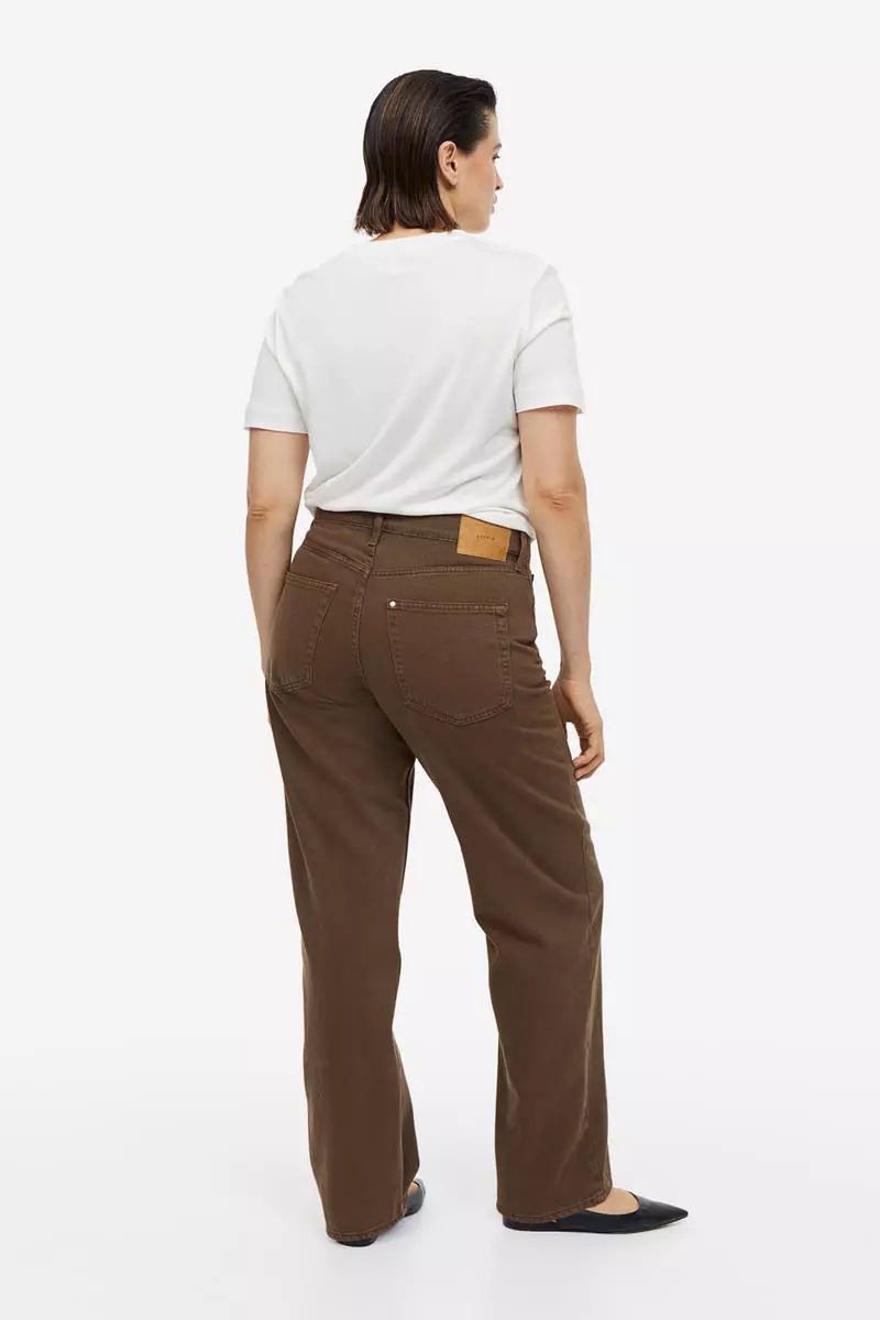 h&m brown jeans