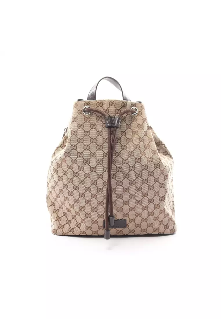 Buy GUCCI Pre loved Gucci GG canvas Backpack rucksack canvas
