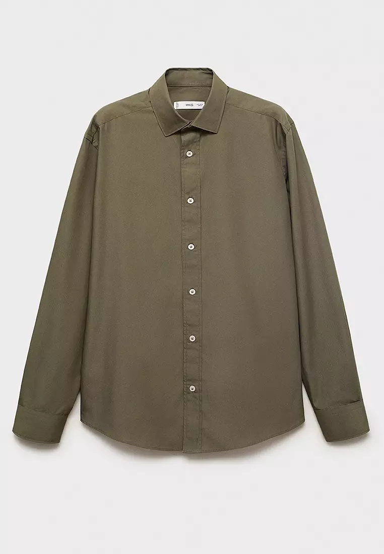 Regular-Fit 100% Cotton Shirt