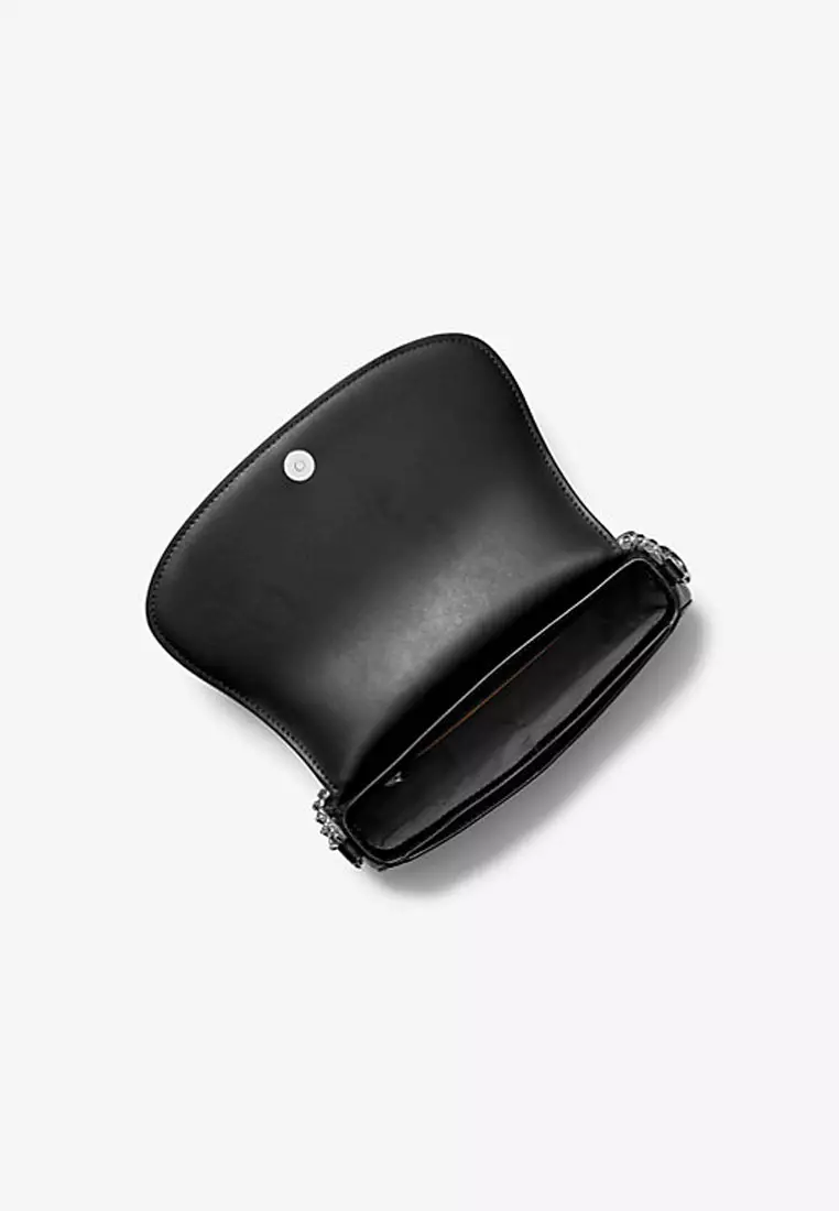 Mila Medium Leather Messenger Bag