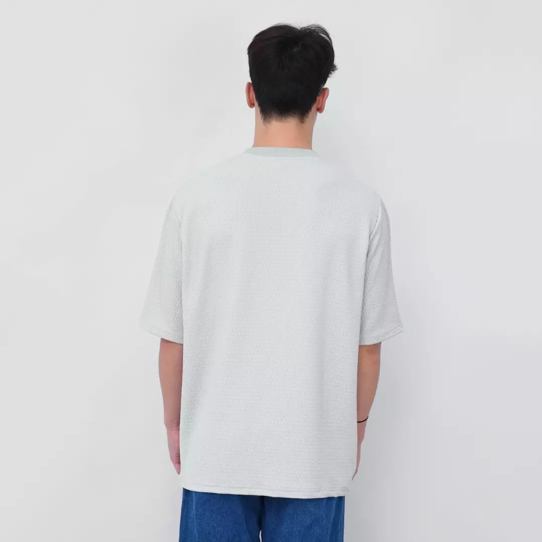 Ryusei T-shirt Oversize SORA Knit Sage Green