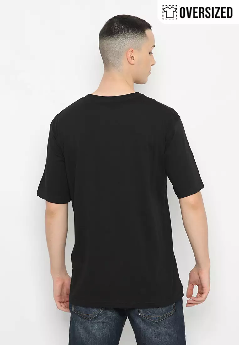 POLICE T-Shirt Cotton Combed Oversized Pria 2079180201