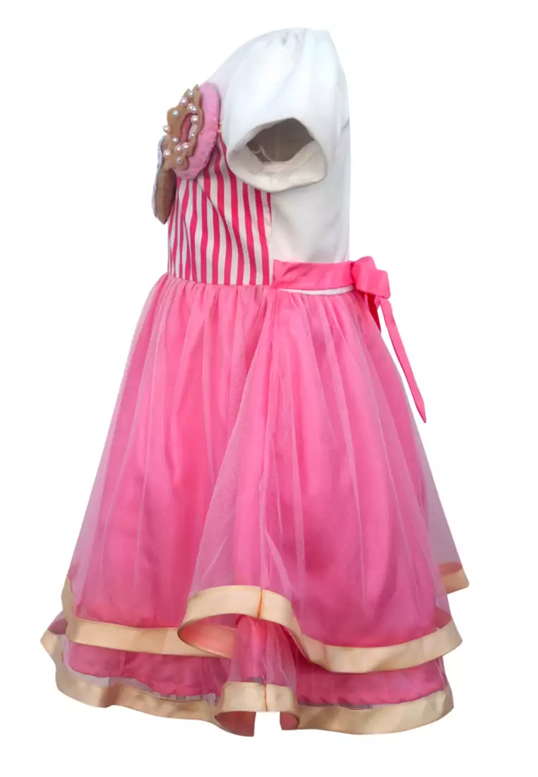 Two Mix Dress Anak Fashion / Pakaian Anak Perempuan / Baju Anak Perempuan / Gaun Anak 4050