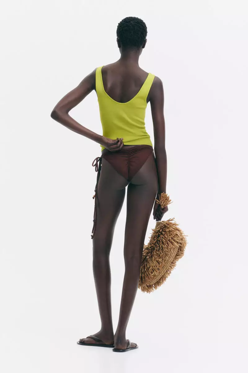 Knitted vest top