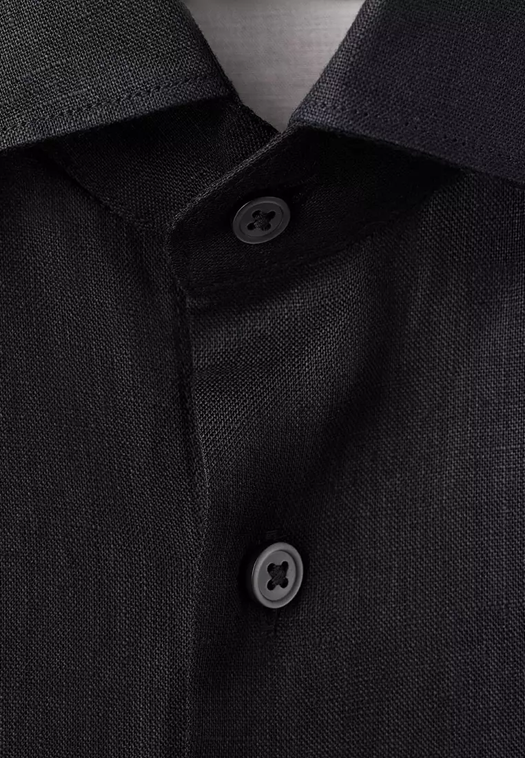 100% Linen Slim-Fit Shirt
