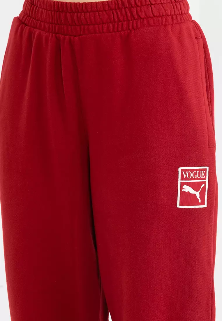 Puma clearance red joggers