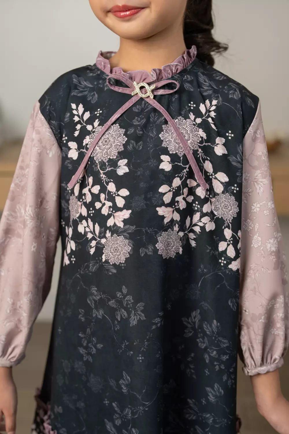 Klamby - Siara Dress Girl Aurora Black